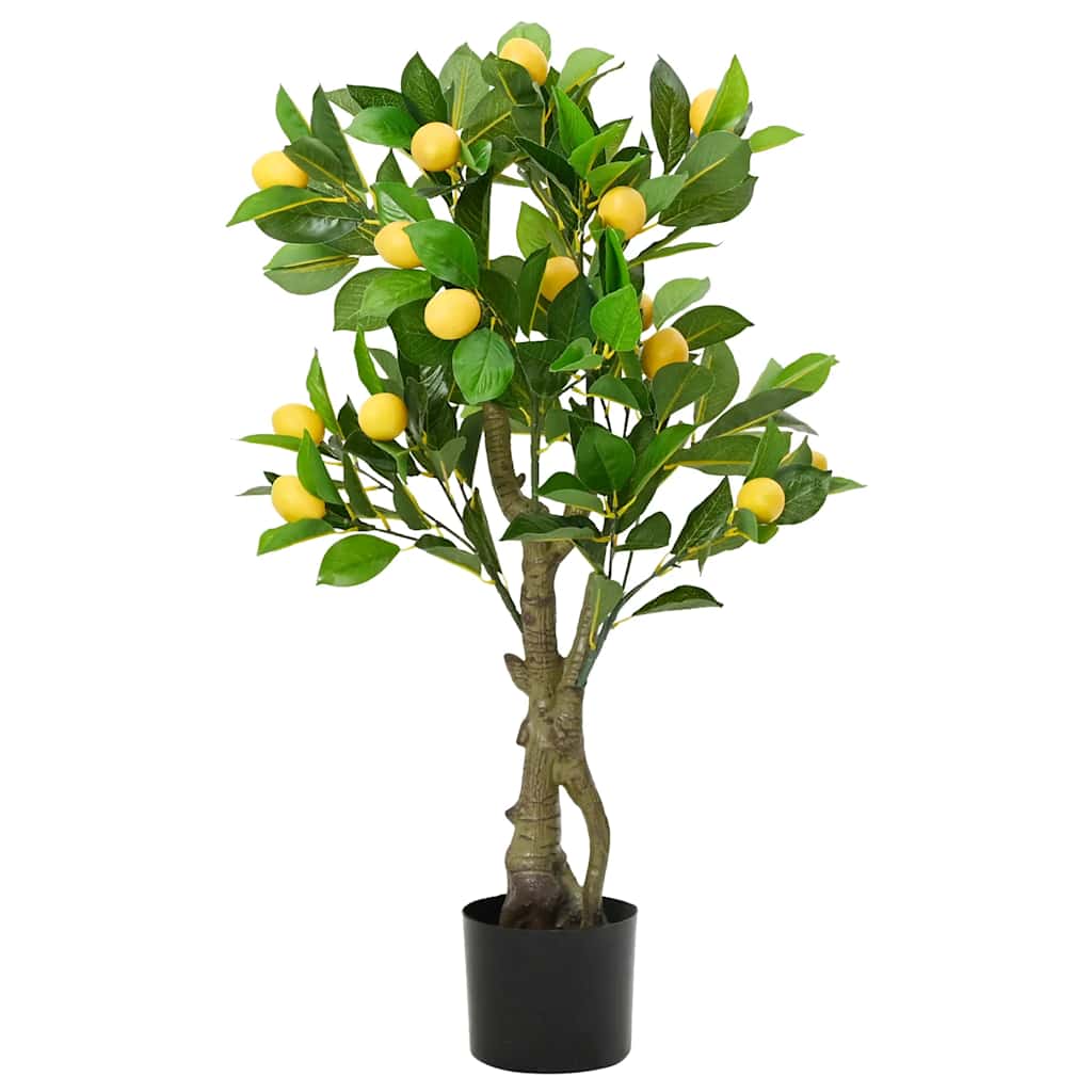 Artificial Lemon Tree 234 Leaves 90 cm Green