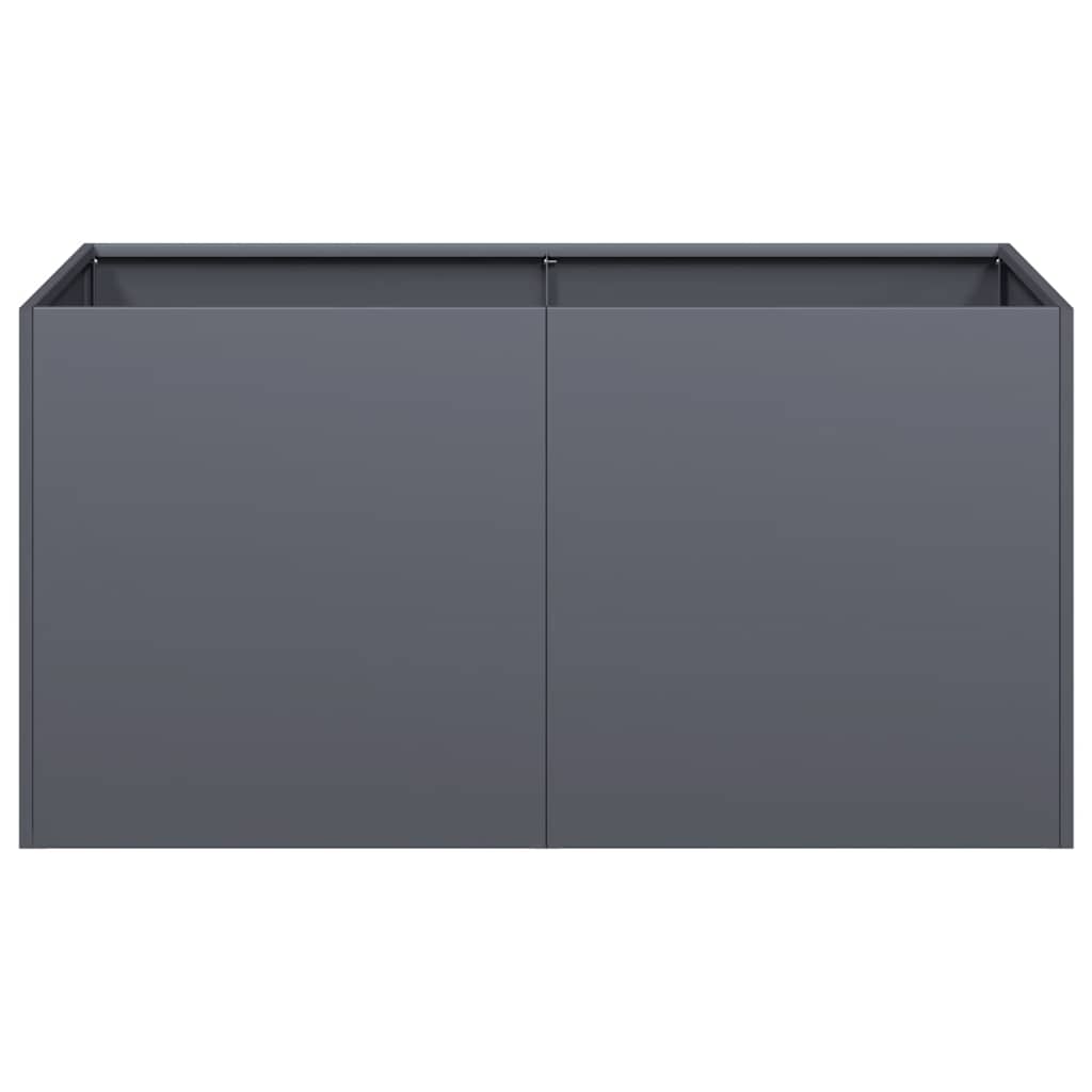 Planter Anthracite 80x40x40 cm Cold-rolled Steel