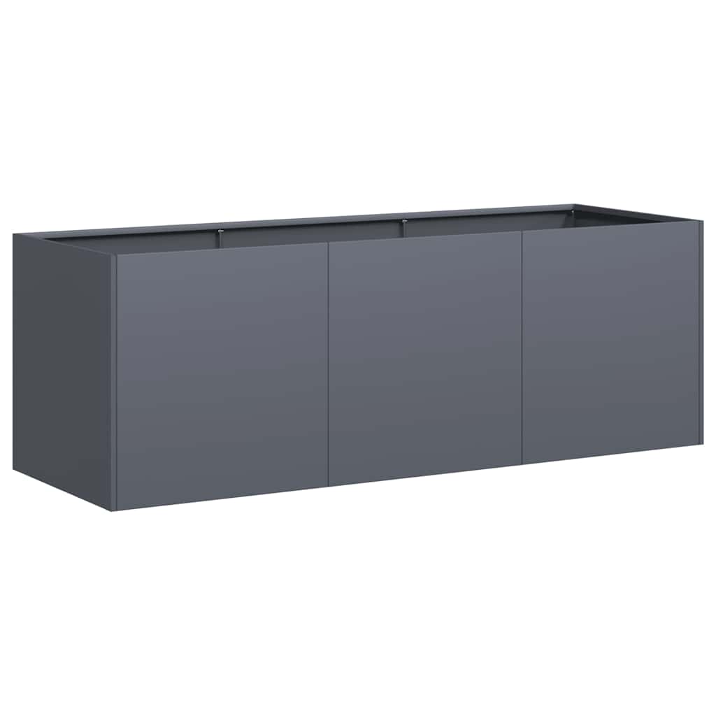 Planter Anthracite 120x40x40 cm Cold-rolled Steel