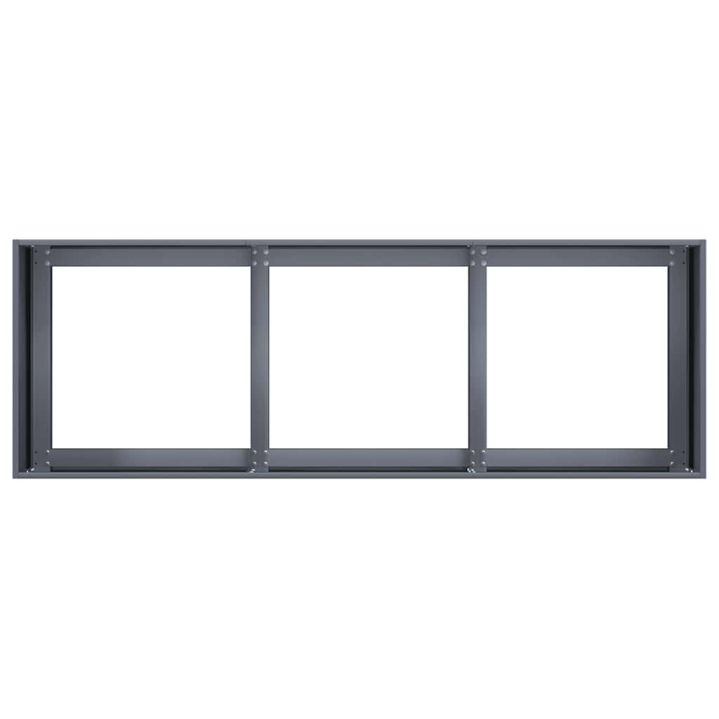 Planter Anthracite 120x40x40 cm Cold-rolled Steel