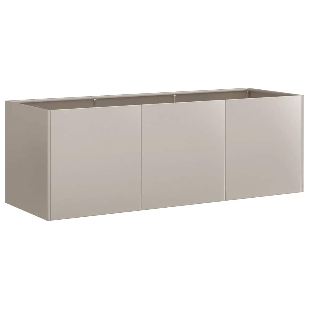 Planter Rusty 120x40x40 cm Weathering Steel