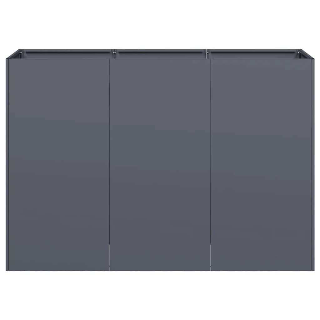 Planter Anthracite 120x40x80 cm Cold-rolled Steel
