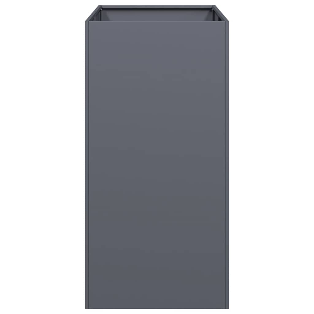 Planter Anthracite 40x80x80 cm Steel