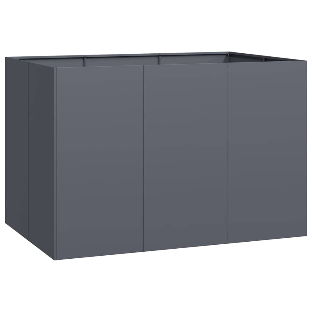 Planter Anthracite 120x80x80 cm Steel
