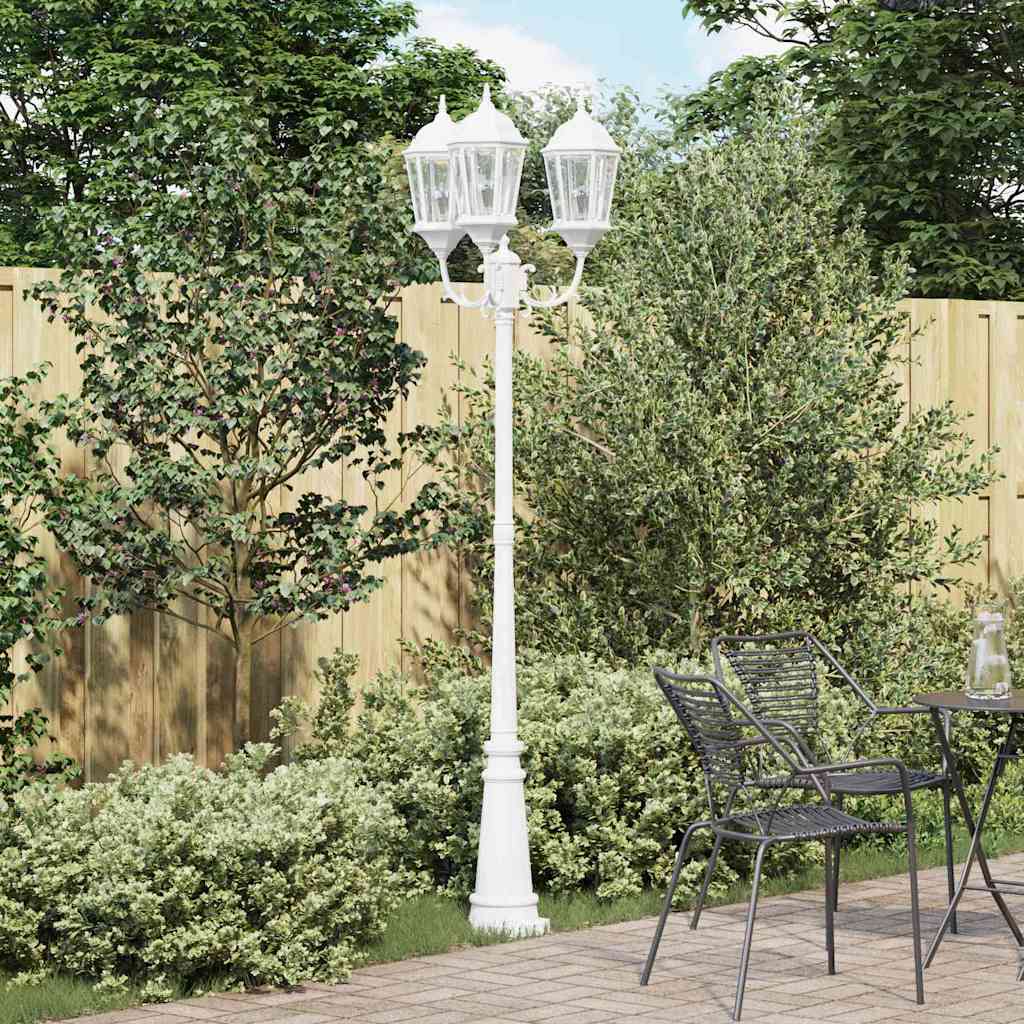Garden Light White 235 cm Aluminium