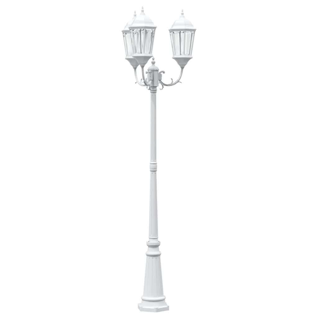 Garden Light White 235 cm Aluminium