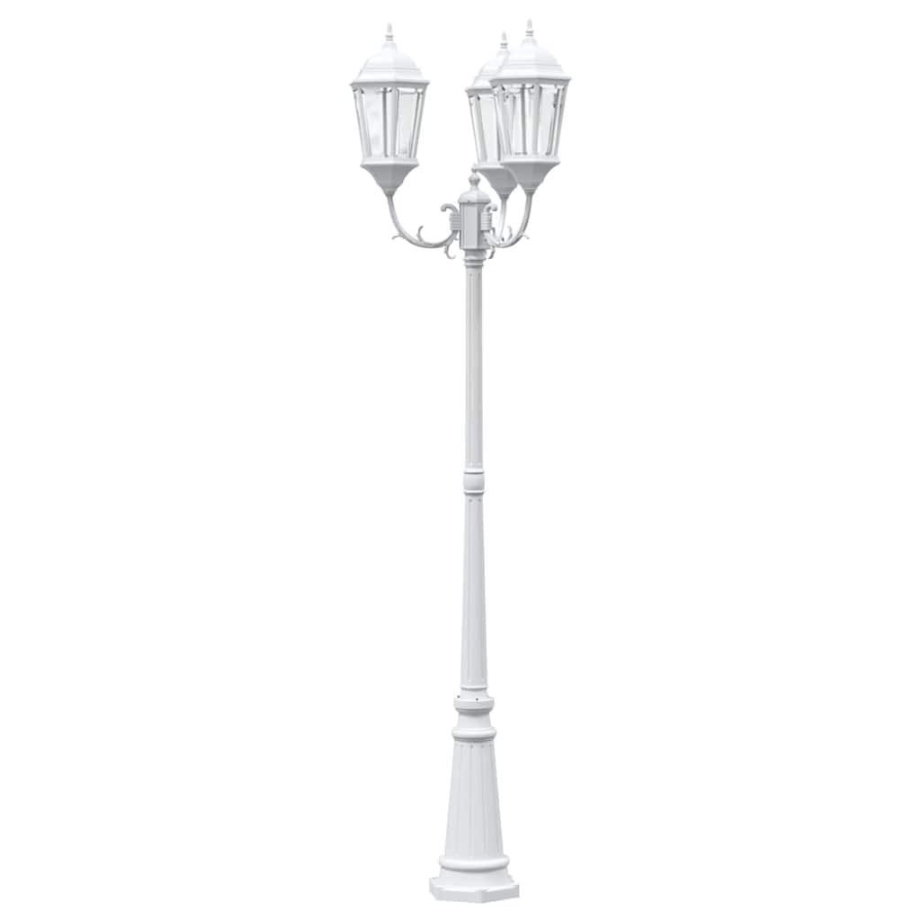 Garden Light White 235 cm Aluminium