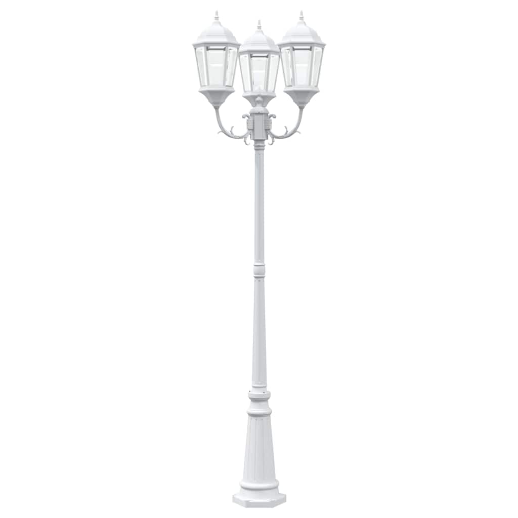 Garden Light White 235 cm Aluminium
