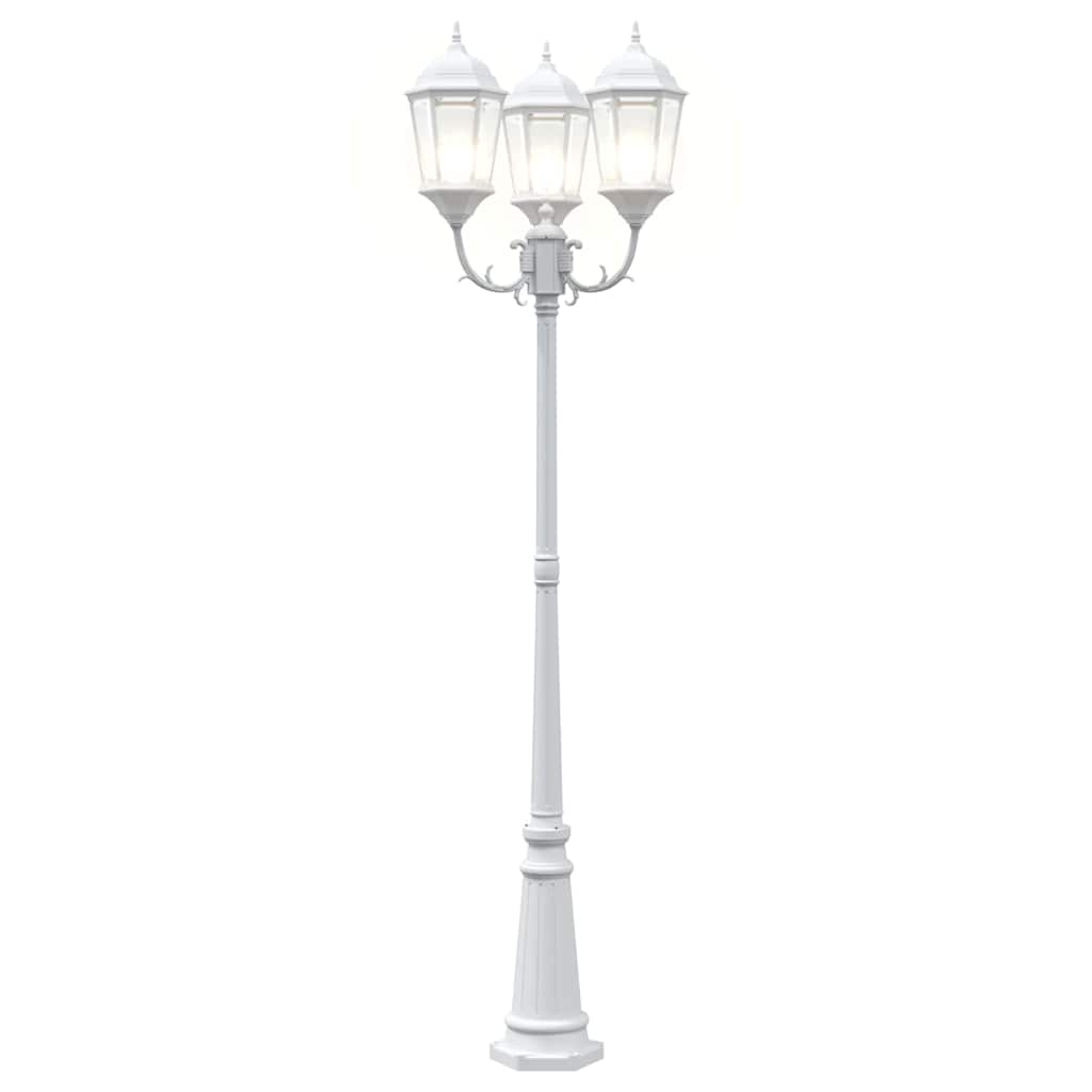 Garden Light White 235 cm Aluminium