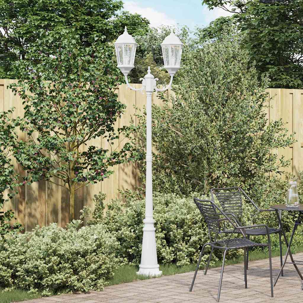 Garden Light White 235 cm Aluminium