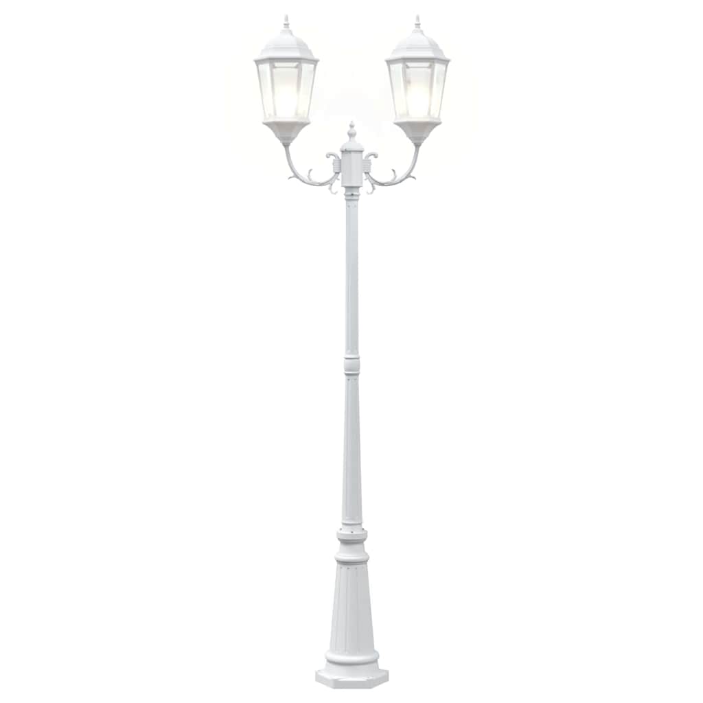 Garden Light White 235 cm Aluminium