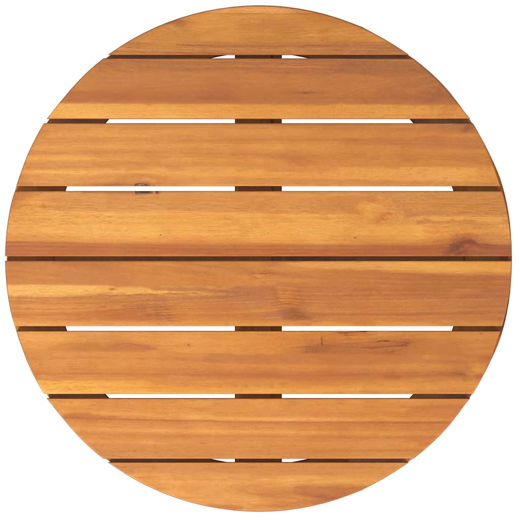 Garden Side Table Round Ø55x60 cm Solid Wood Acacia