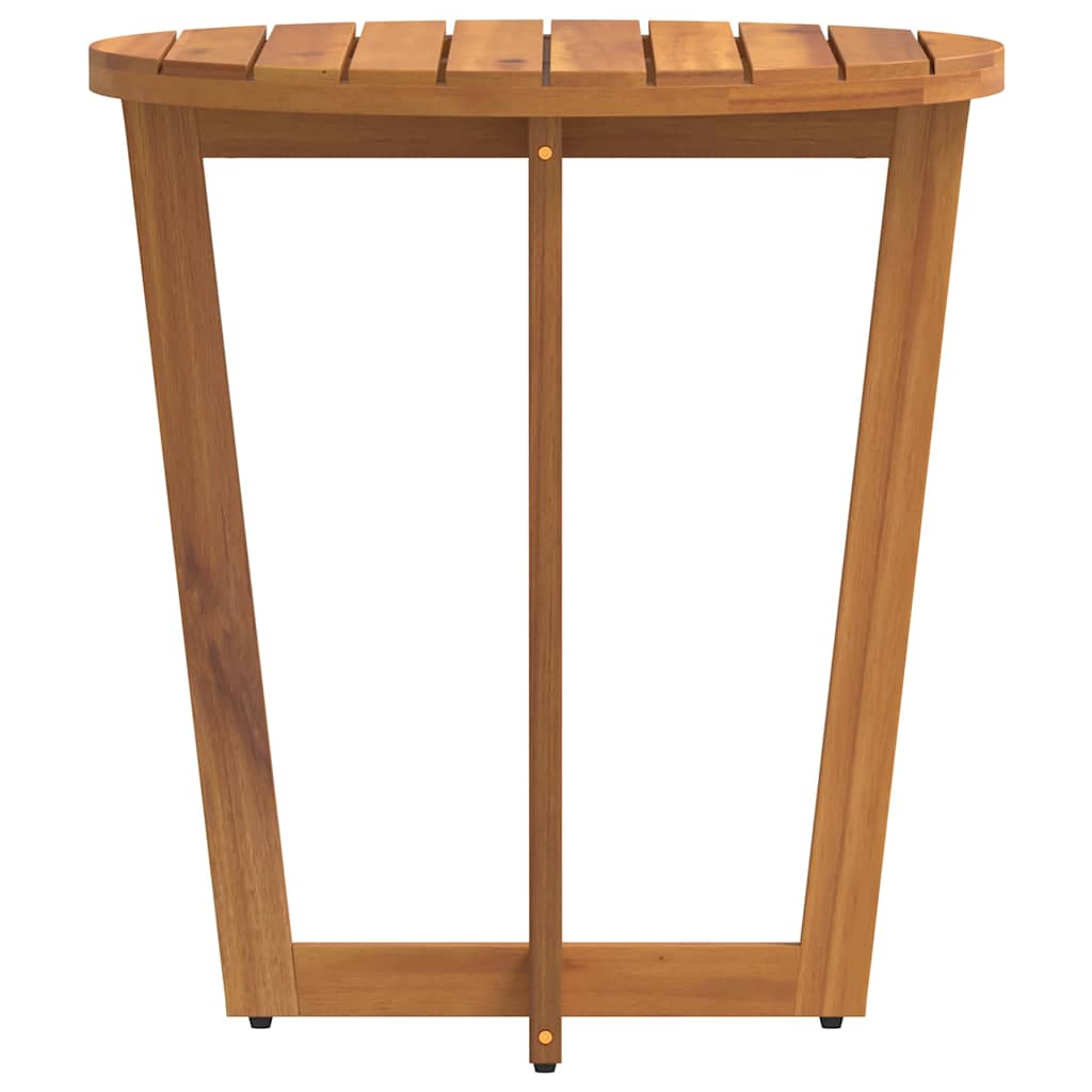 Garden Side Table Round Ø70x75 cm Solid Wood Acacia