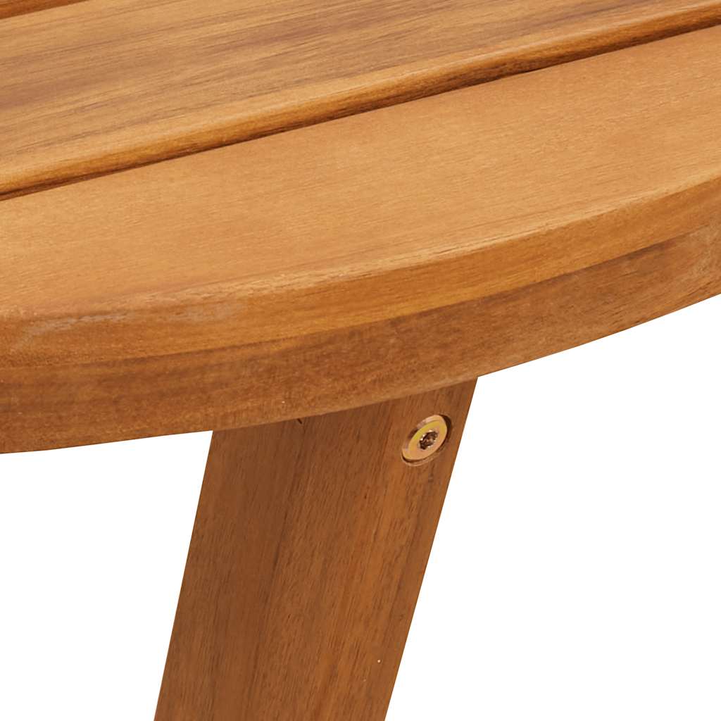 Garden Dining Table Oval 200x90x75 cm Solid Wood Acacia