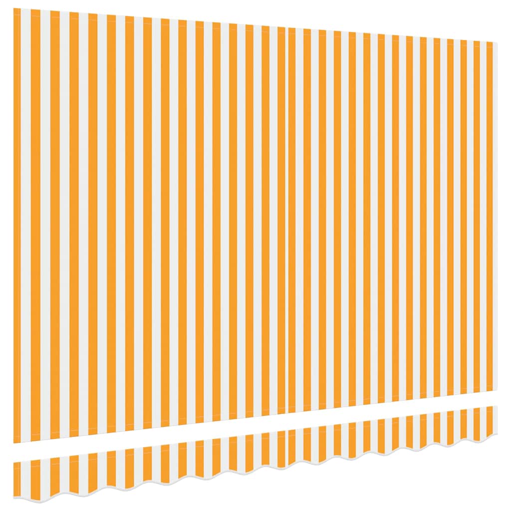 Awning Replacement Fabric Yellow and White 235 x 195 cm