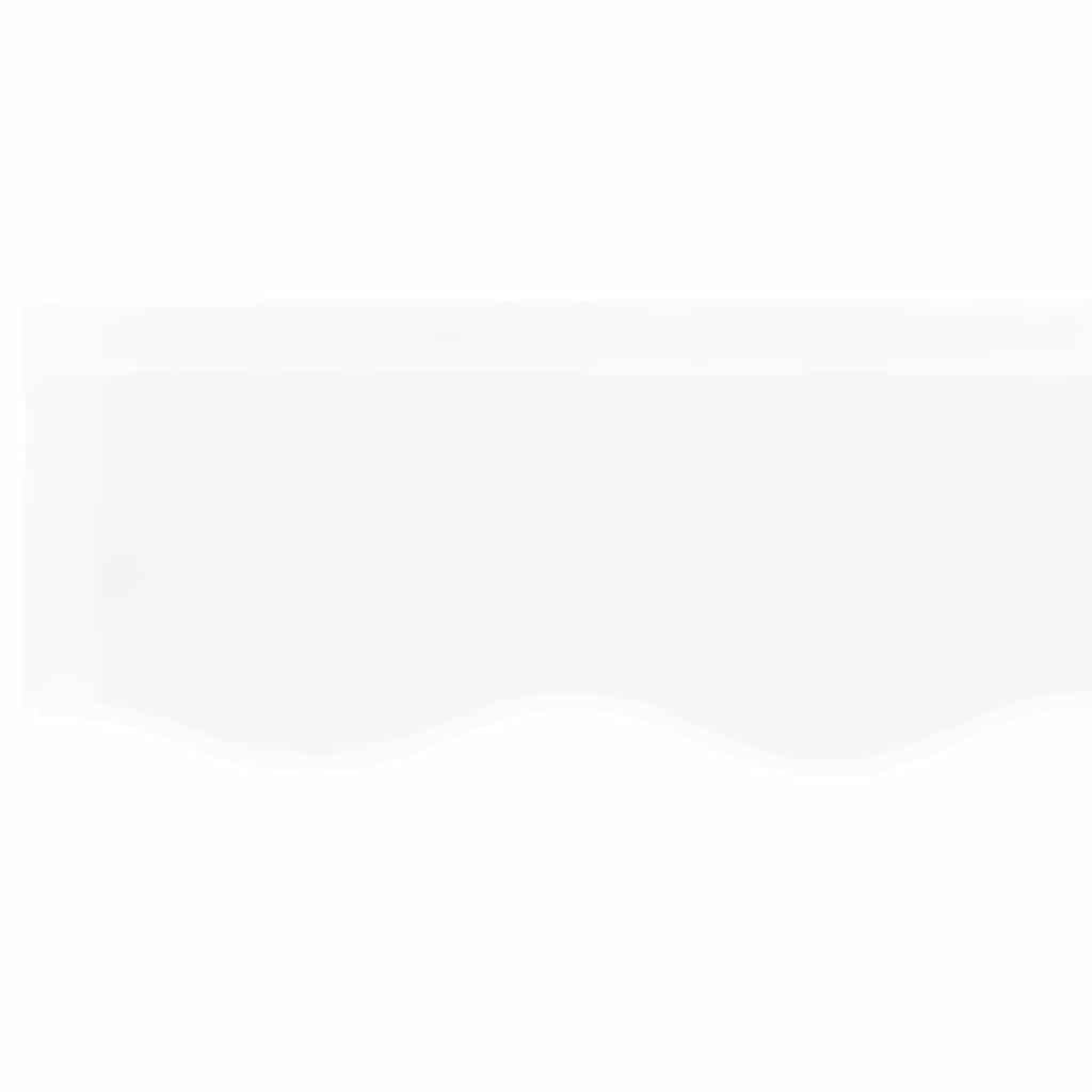 Awning Replacement Fabric White 400 x 200 cm Canvas