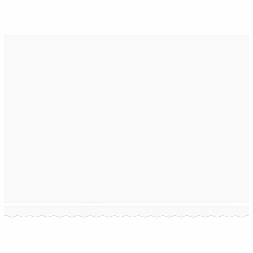 Awning Replacement Fabric White 450 x 300 cm Canvas