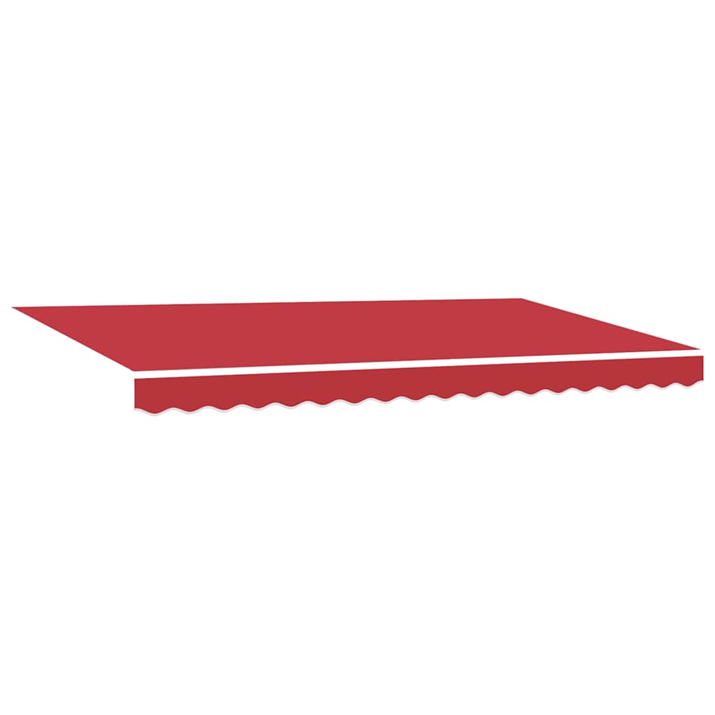 Awning Replacement Fabric Red 400 x 200 cm Canvas