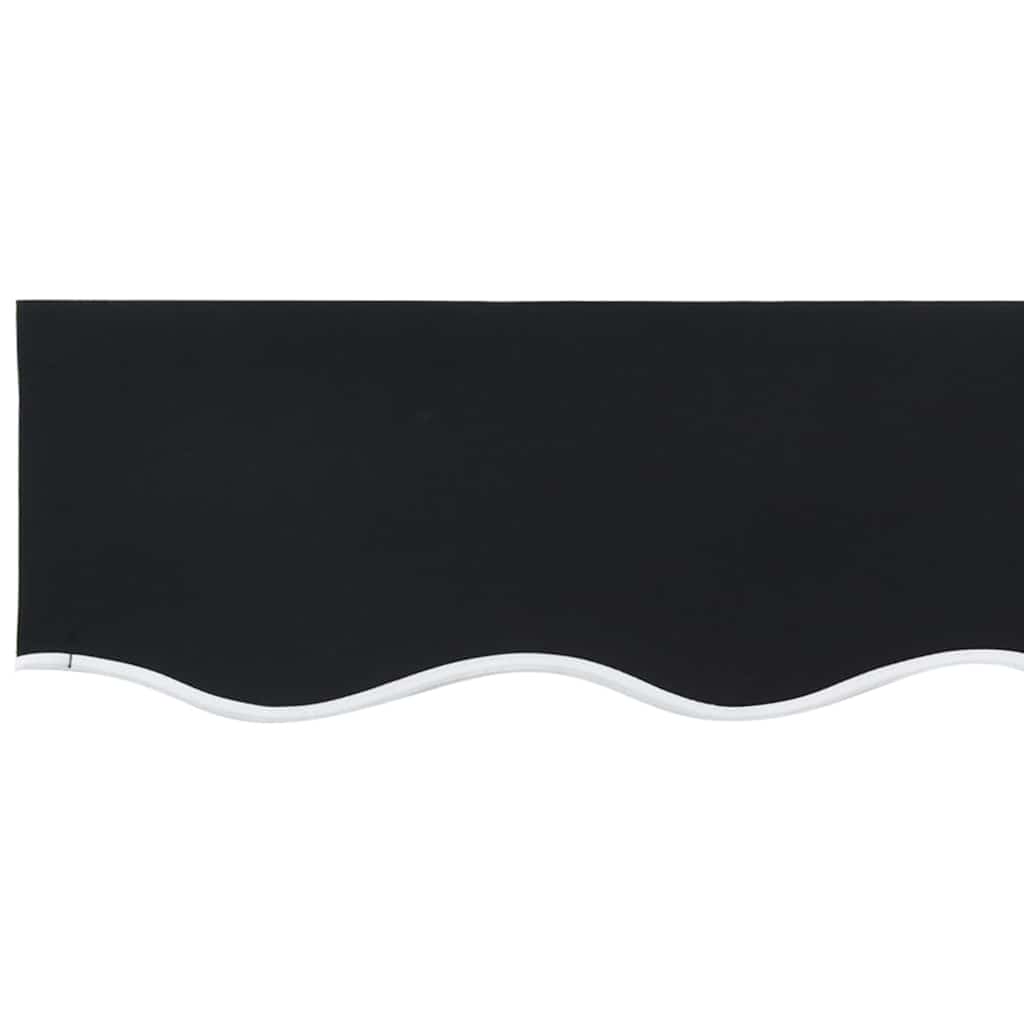 Awning Valance Black 2.8 x 0.2 m Canvas