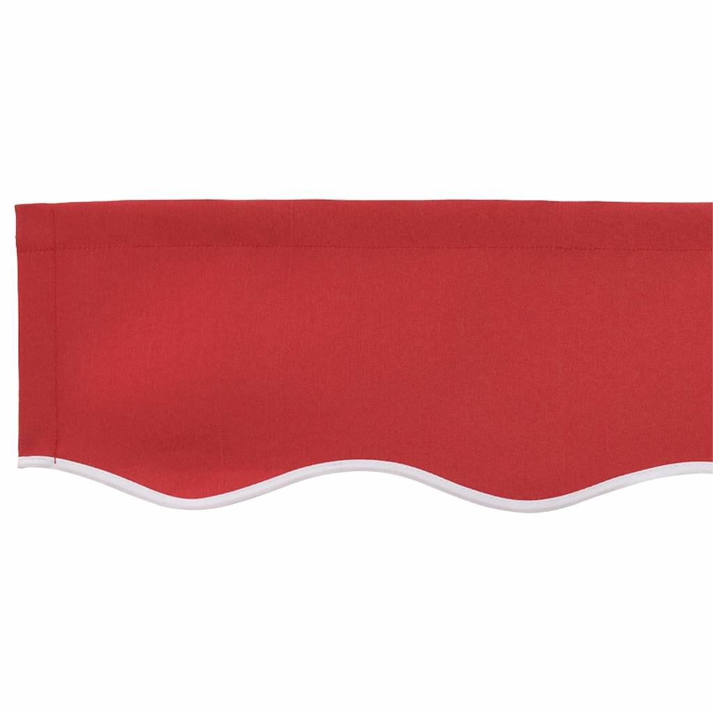 Awning Valance Red 3.8 x 0.2 m Canvas