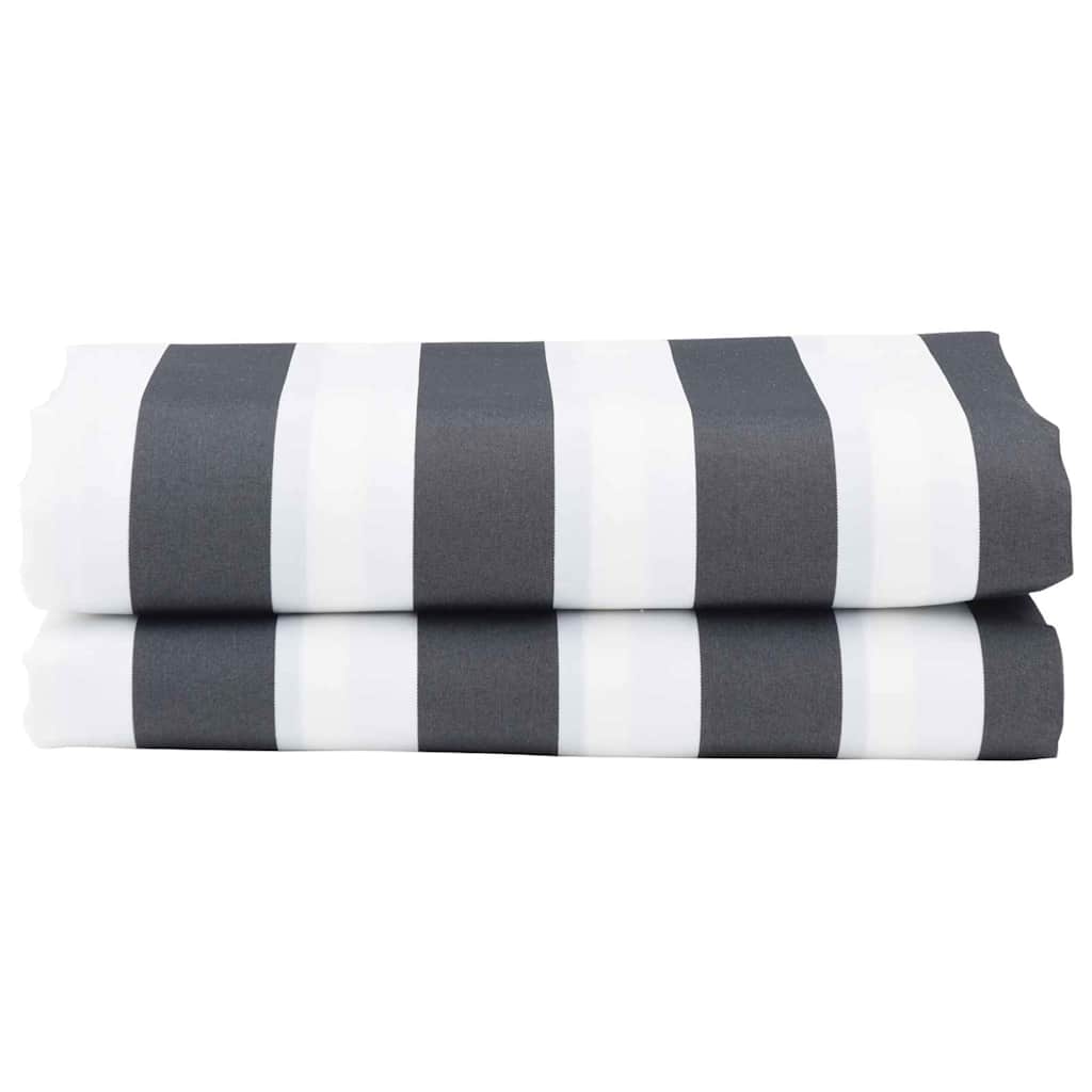 Awning Replacement Fabric Anthracite and white 3 x 2 m Fabric