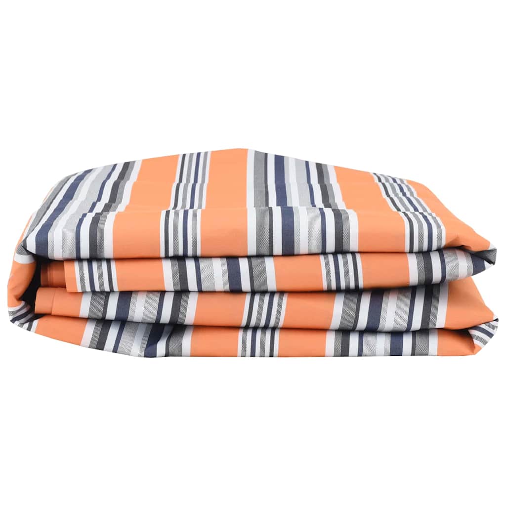 Awning Replacement Fabric Blue and orange 10 x 1.6 m Fabric