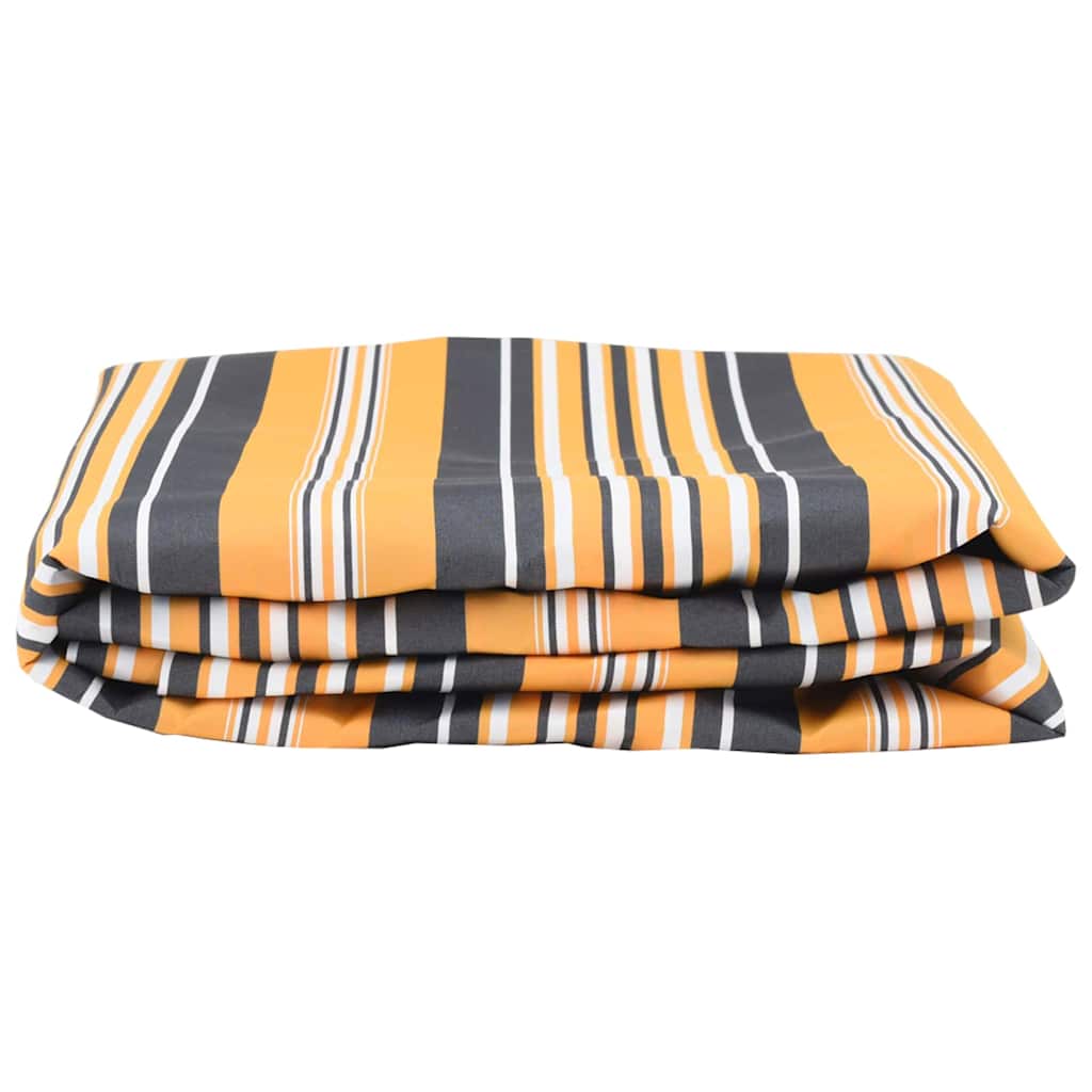 Awning Replacement Fabric Yellow and grey 10 x 1.6 m Fabric