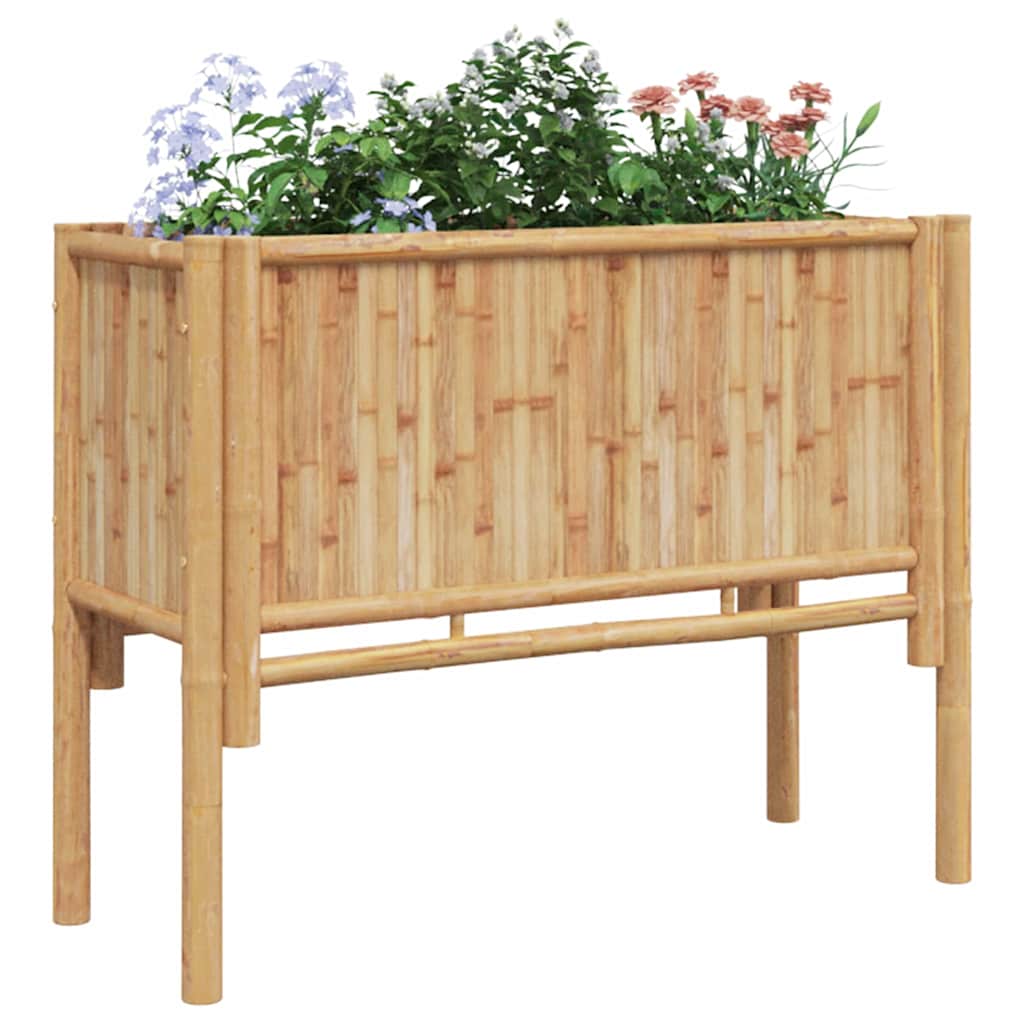 Garden Raised Bed Brown 90 x 35 x 70 cm Bamboo