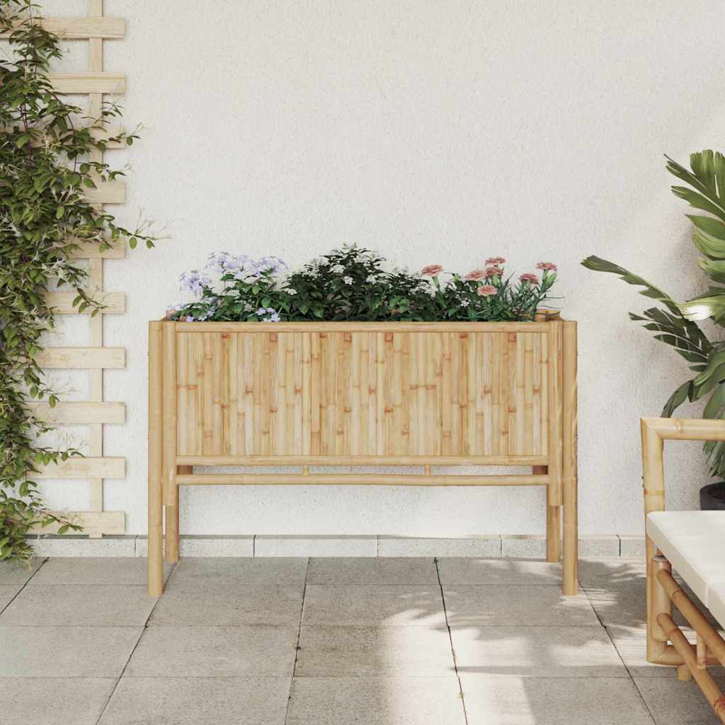 Garden Raised Bed Brown 110 x 35 x 70 cm Bamboo