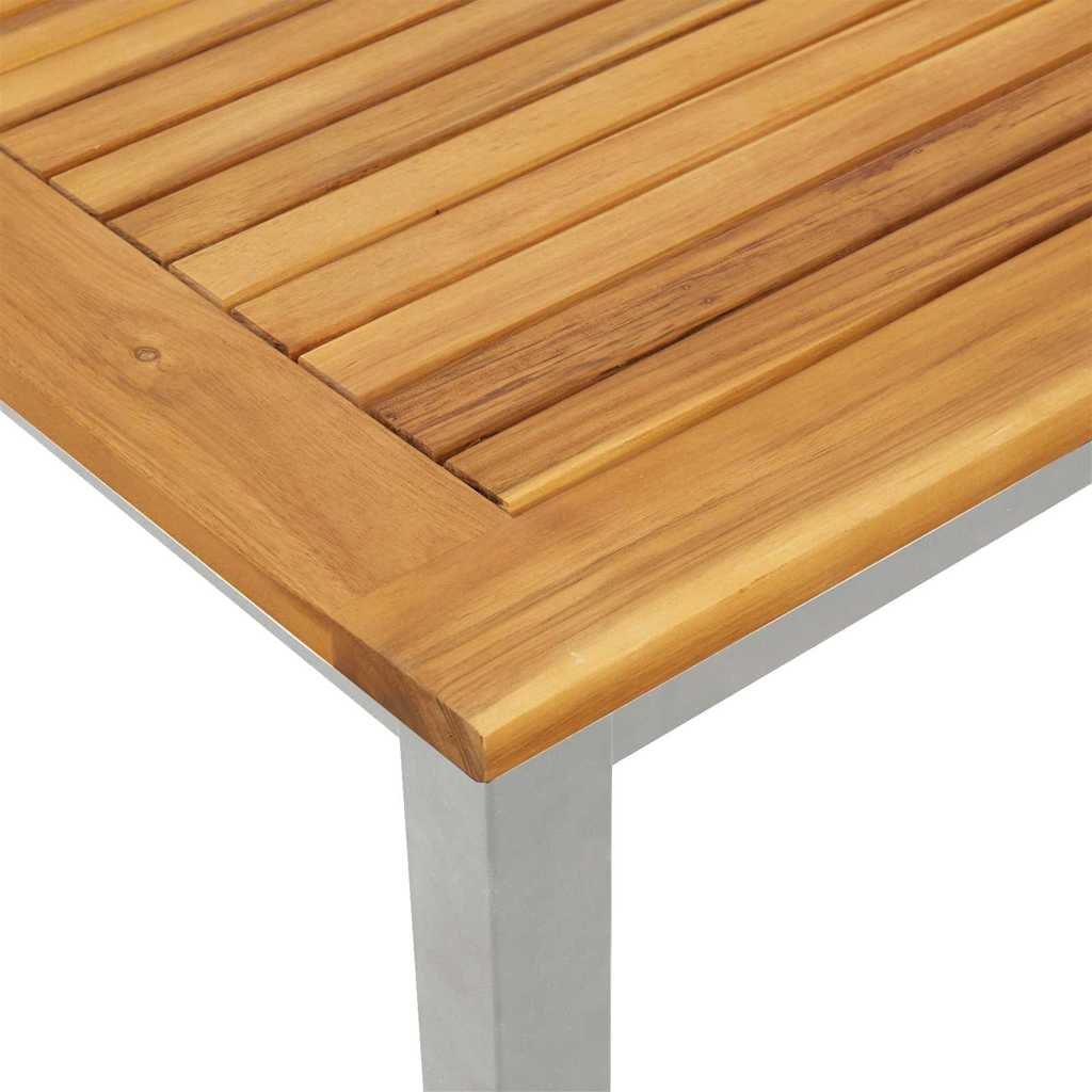Outdoor Tables Natural and grey 45 x 45 x 38 cm
