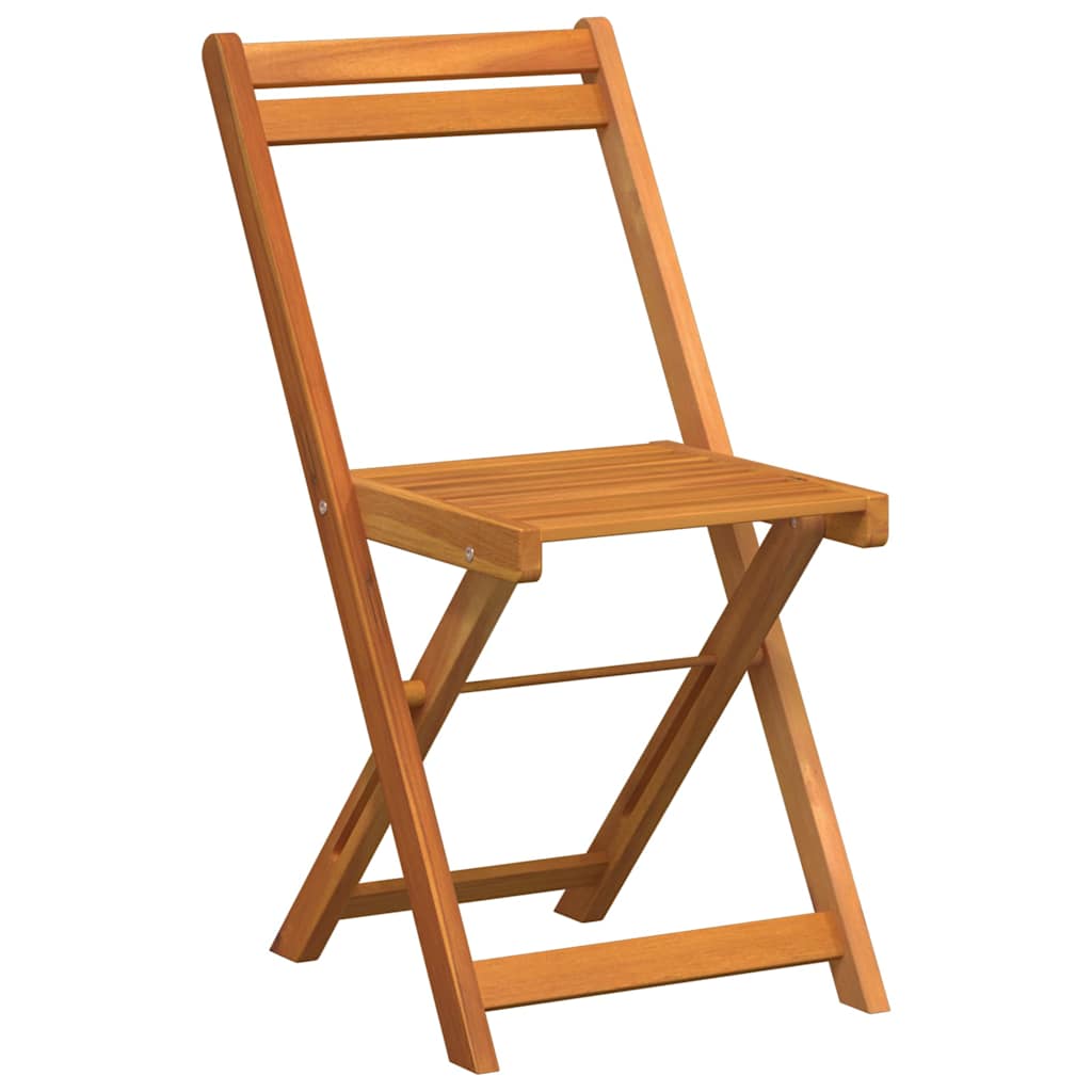 Bistro Set 3 pcs Brown Solid acacia wood