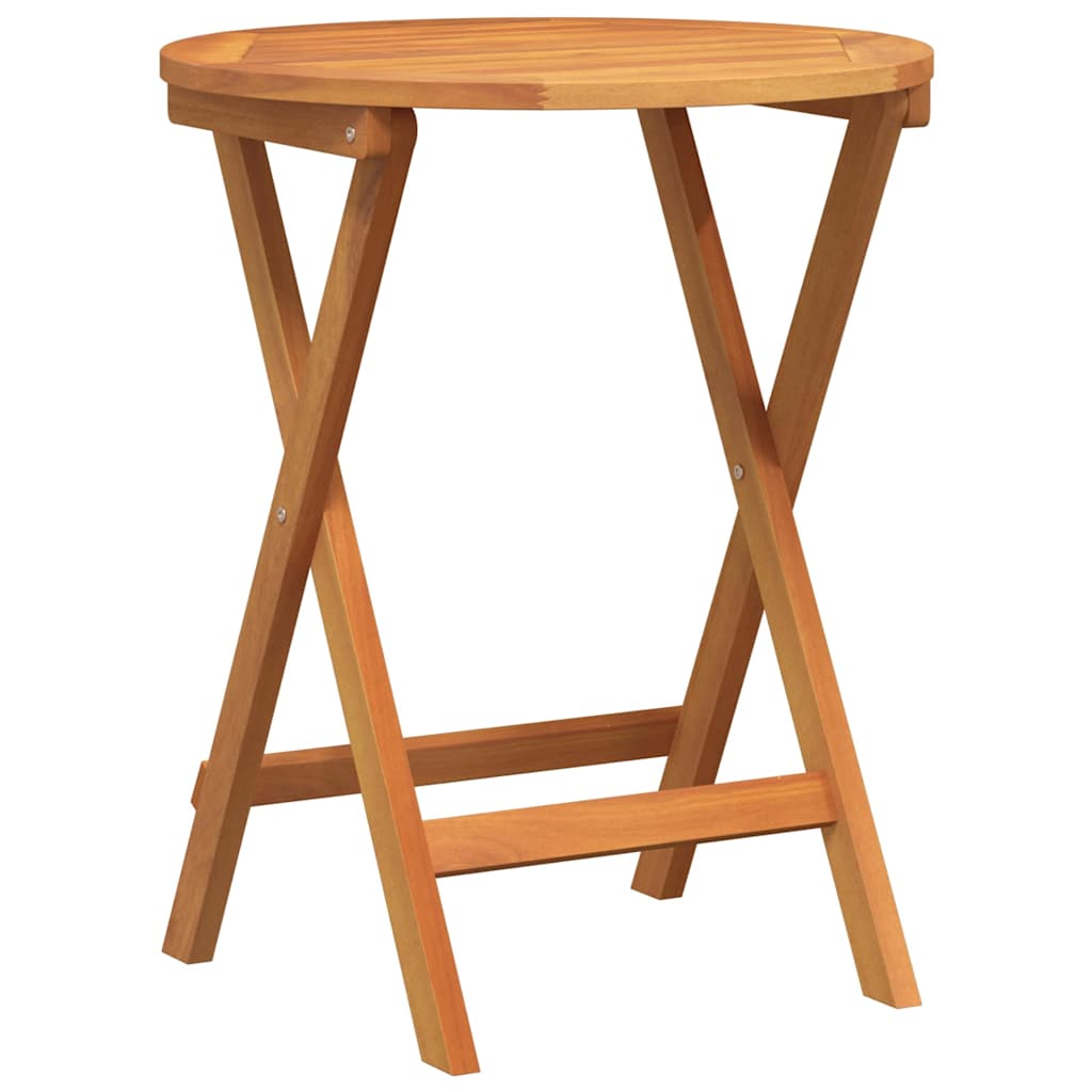 Bistro Set 3 pcs Brown Solid acacia wood