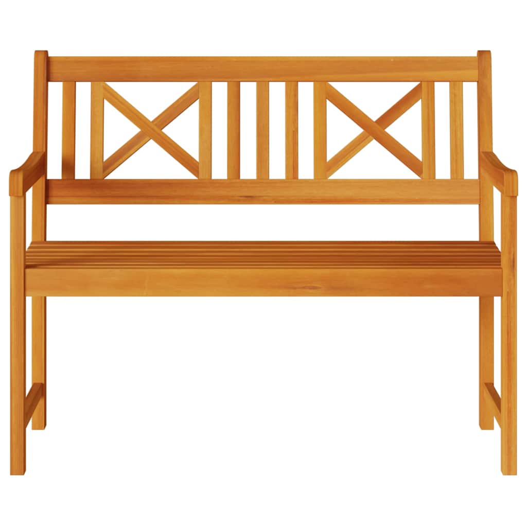 Garden Bench Brown 110 x 56 x 90cm Solid Acacia wood
