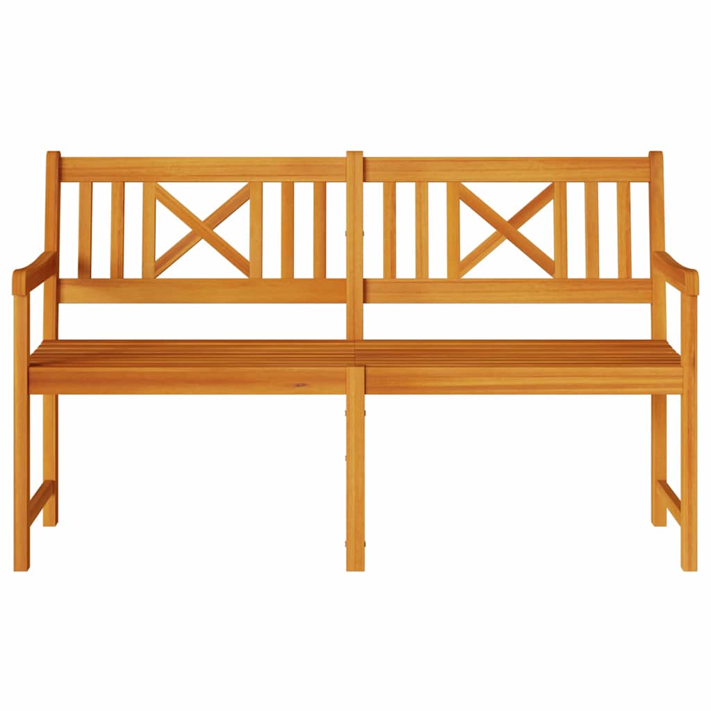 Garden Bench Brown 150 x 56 x 90cm Solid Acacia wood