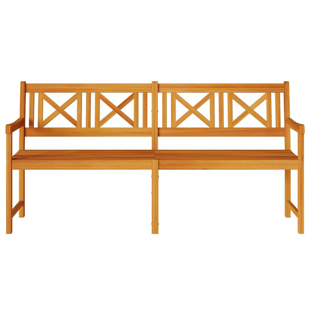 Garden Bench Brown 180 x 56 x 90cm Solid Acacia wood