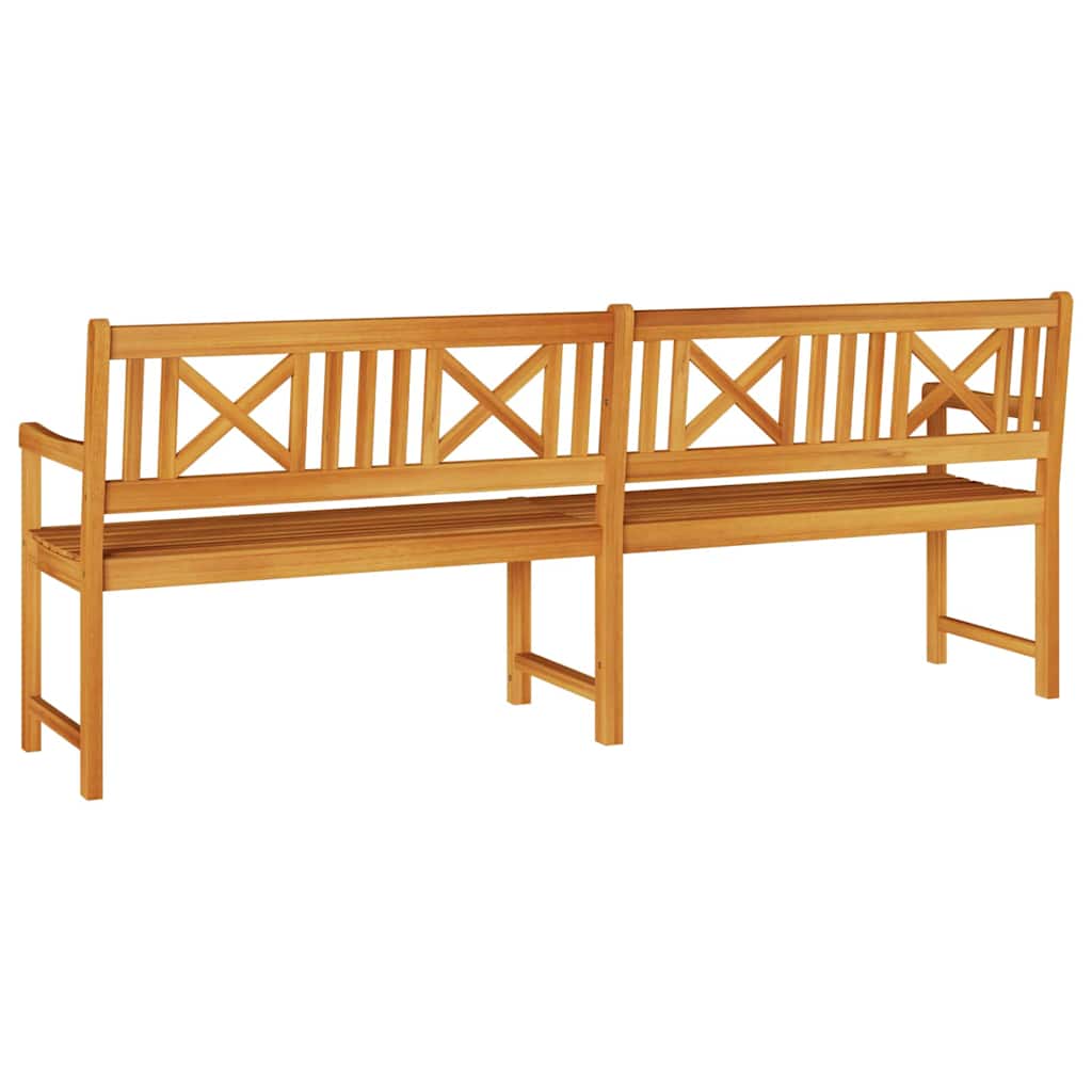 Garden Bench Brown 220 x 56 x 90 cm Solid Acacia Wood