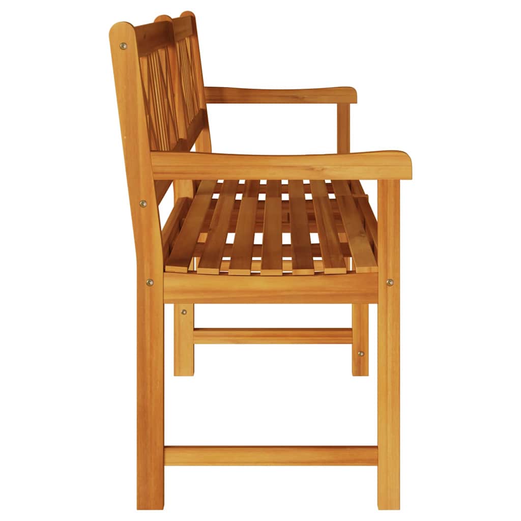 Garden Bench Brown 220 x 56 x 90 cm Solid Acacia Wood