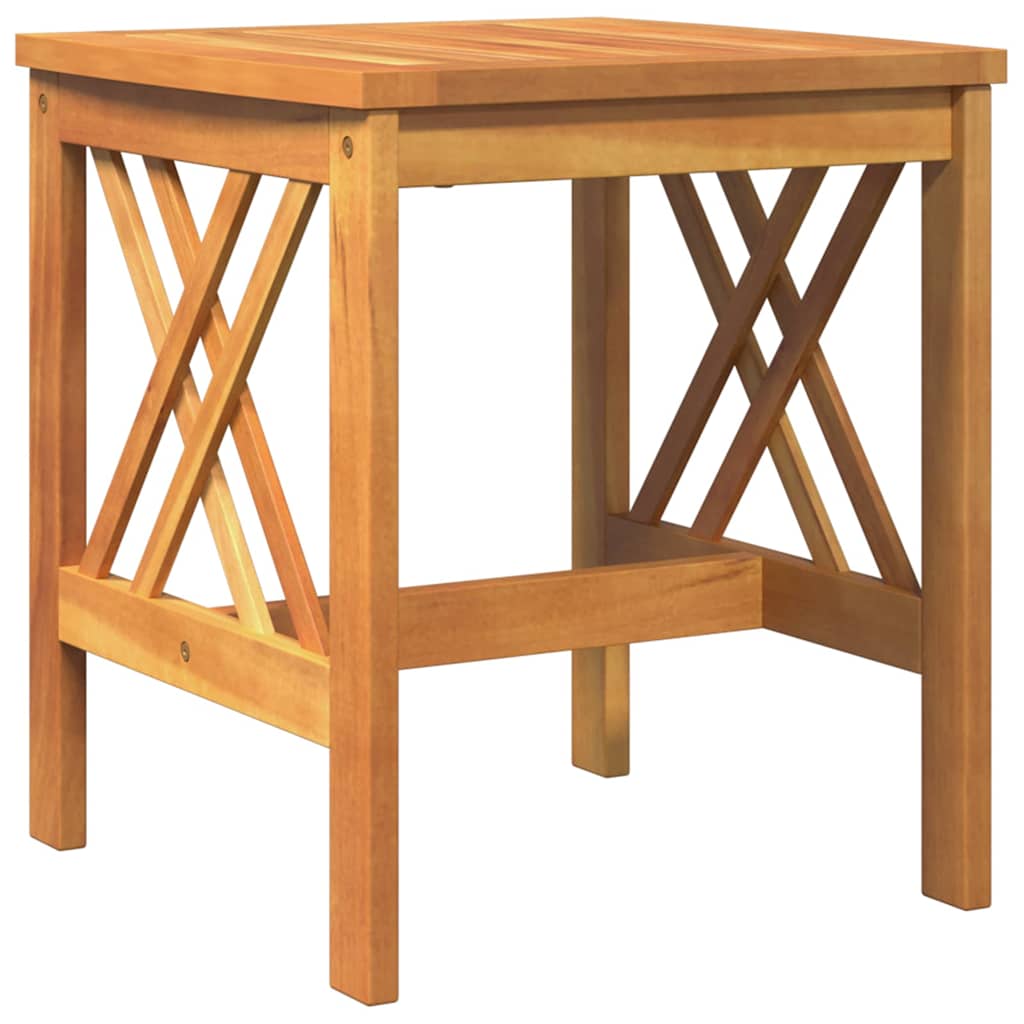 Side Table Brown Solid Acacia wood