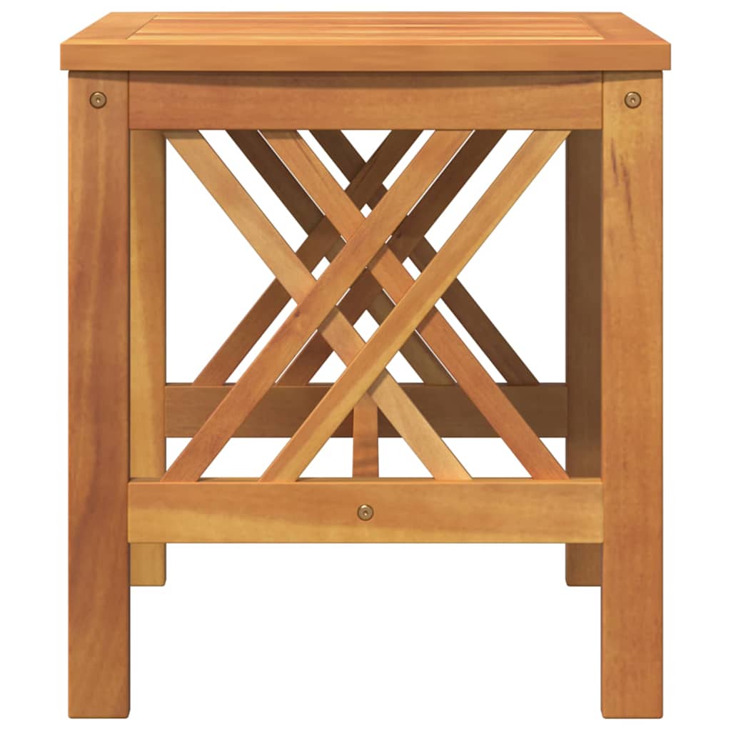 Side Table Brown Solid Acacia wood