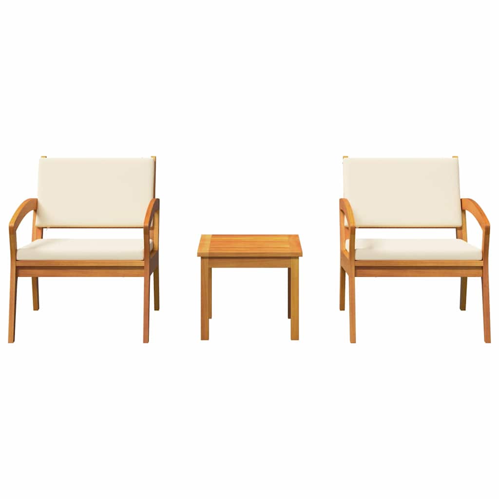 Bistro Set Brown 45 x 45 x 38cm Solid Acacia wood