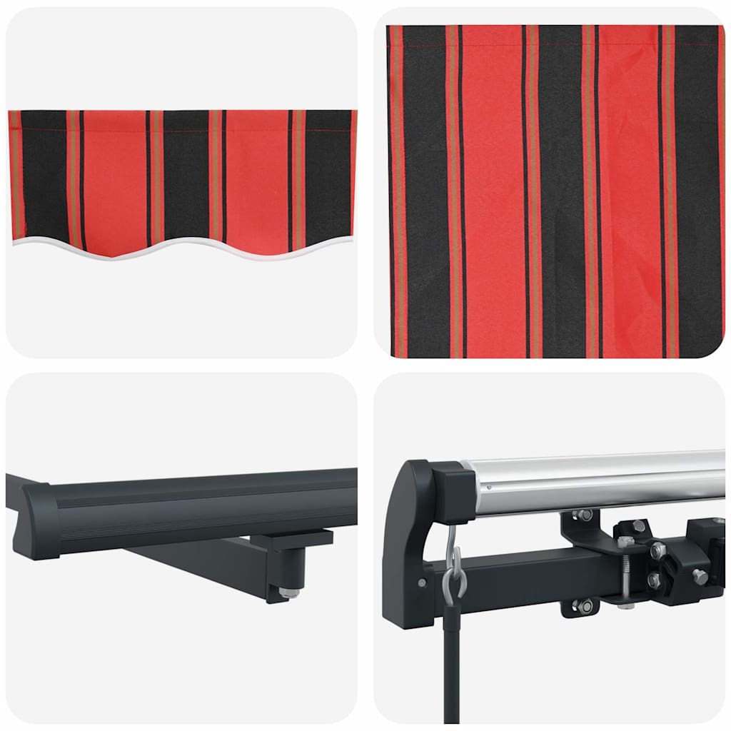 Retractable Awning Multicolour 350 x 200 cm