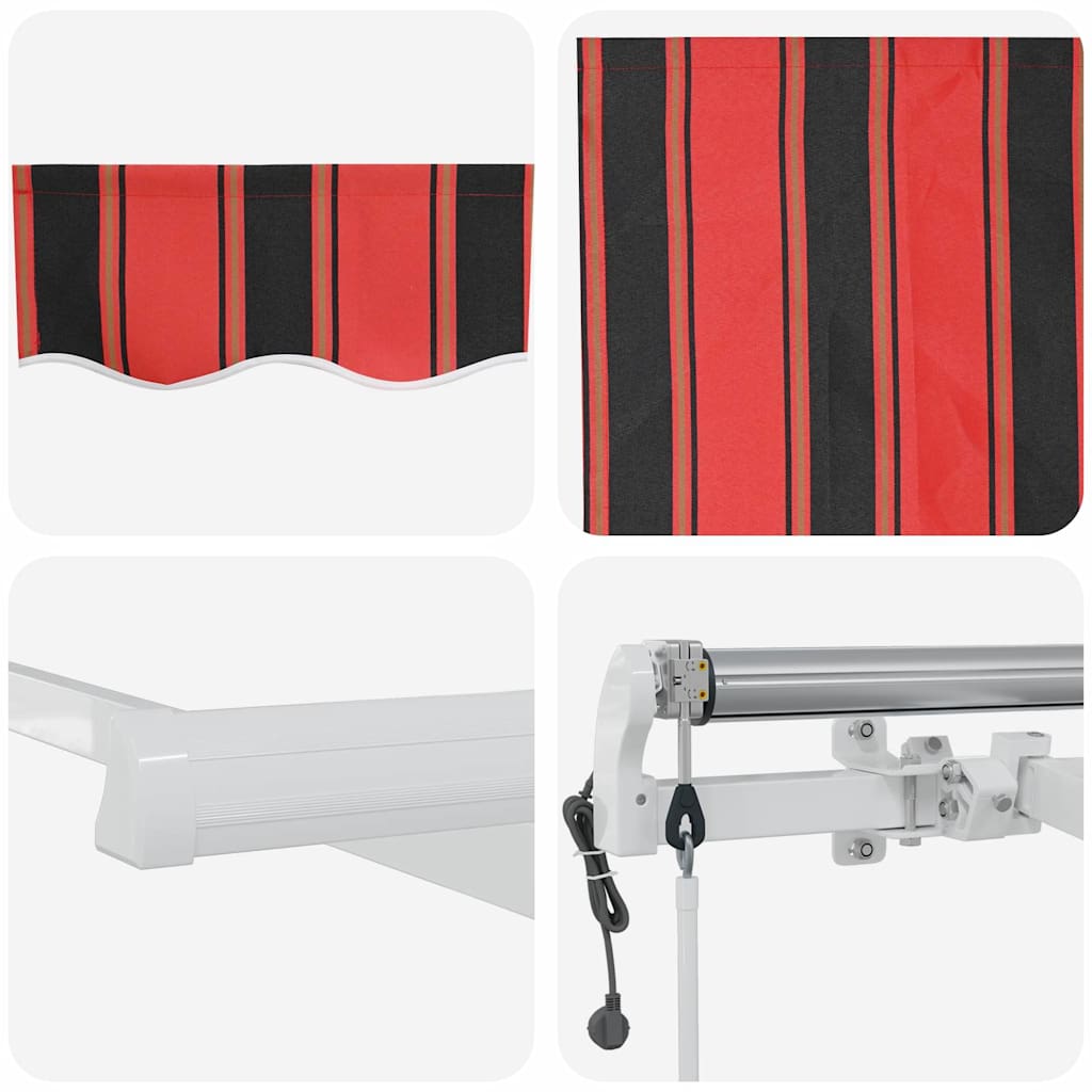 Retractable Awning Multicolour 350 x 200 cm
