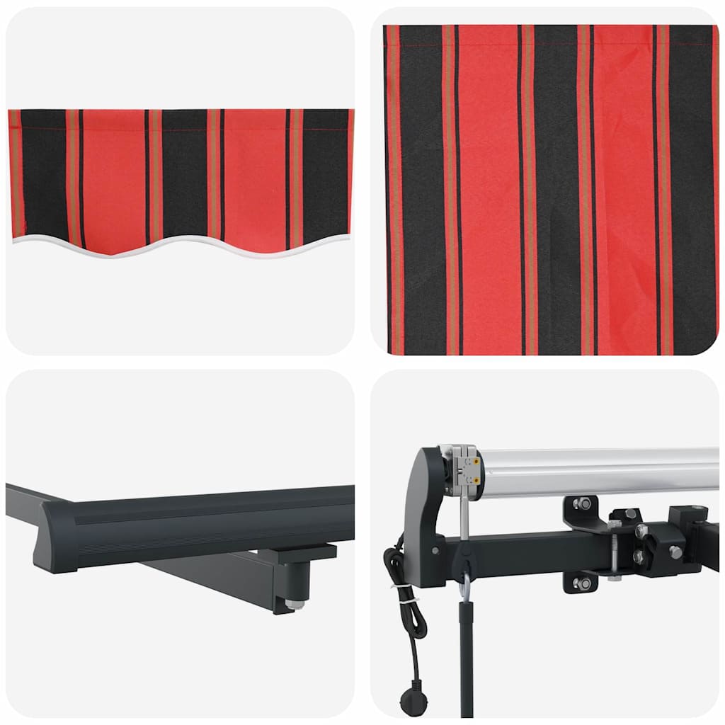 Retractable Awning Multicolour 350 x 200 cm