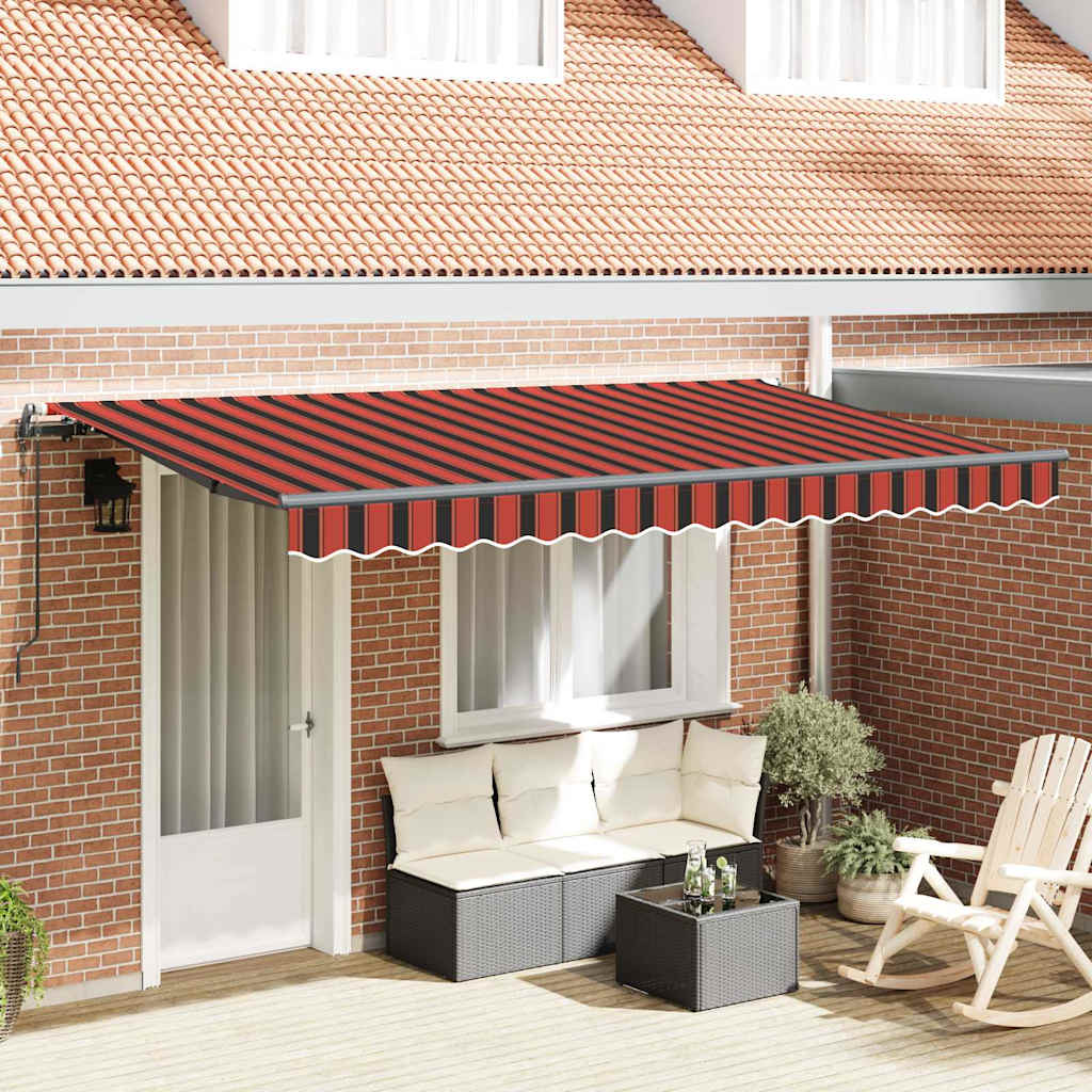 Retractable Awning Multicolour 350 x 200 cm