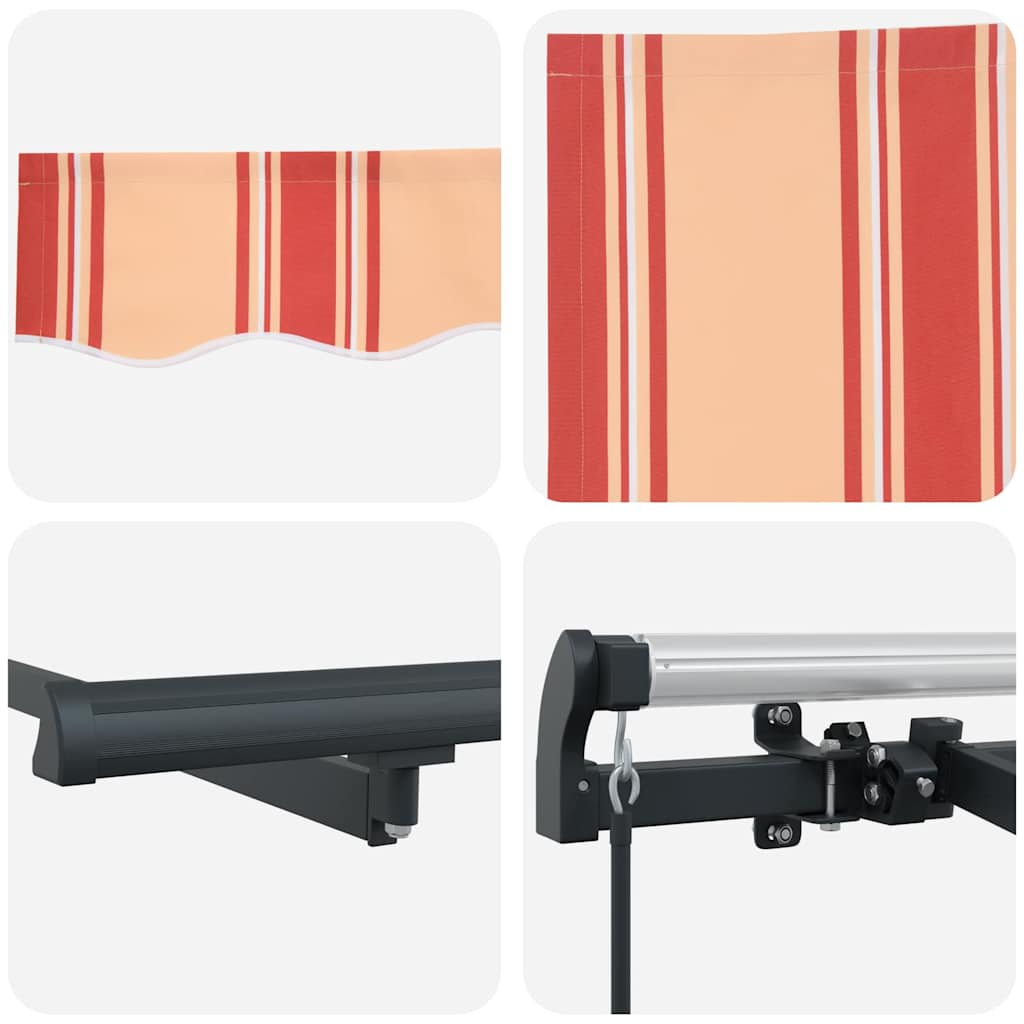 Retractable Awning Multicolour 350 x 200 cm