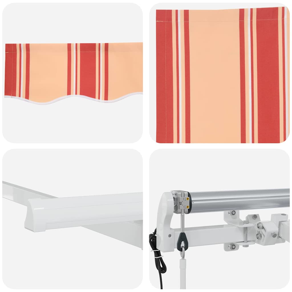 Retractable Awning Multicolour 350 x 200 cm