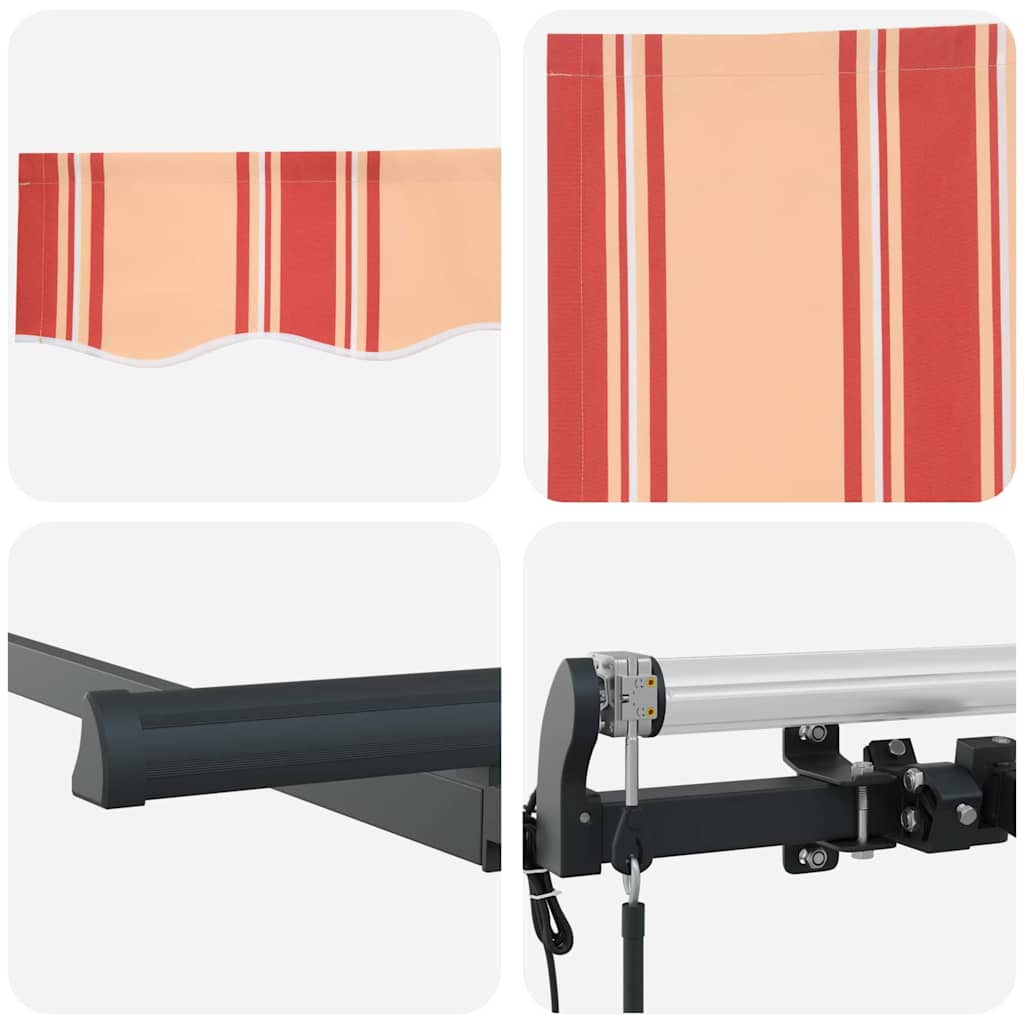 Retractable Awning Multicolour 350 x 200 cm