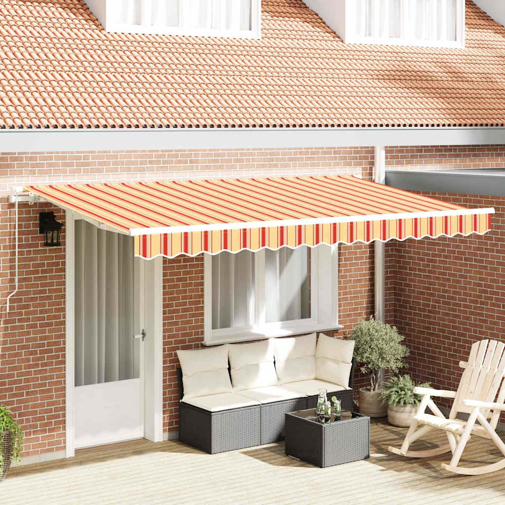 Retractable Awning Multicolour 400 x 200 cm