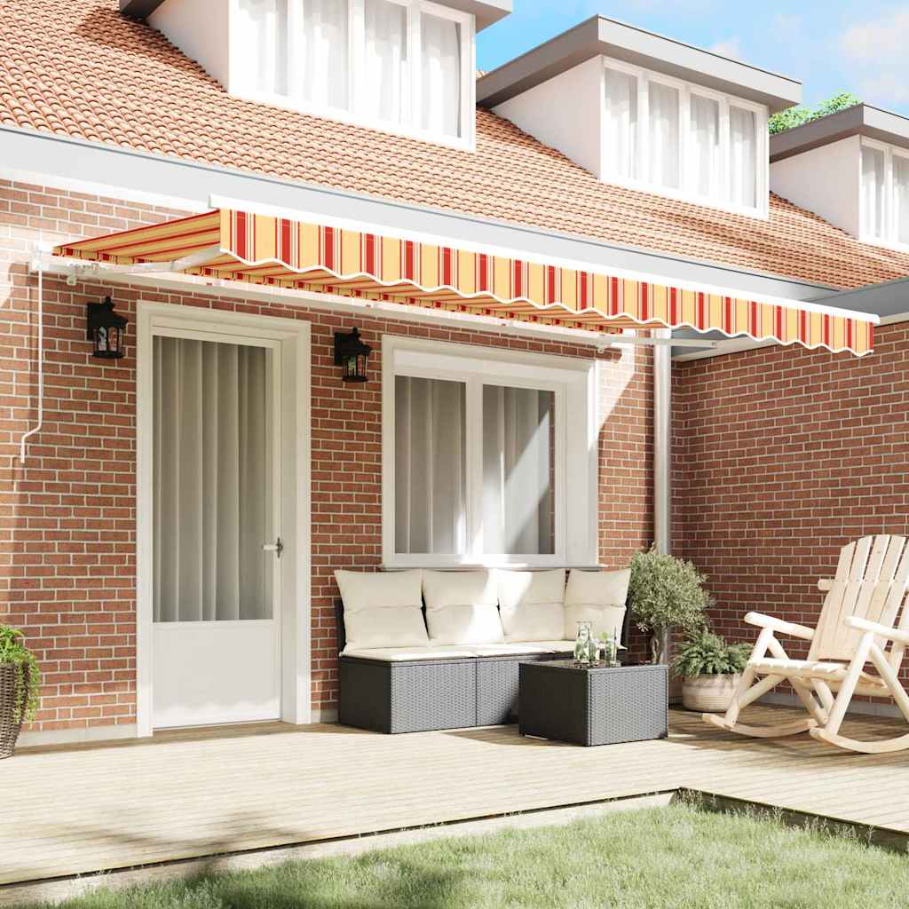 Retractable Awning Multicolour 400 x 200 cm