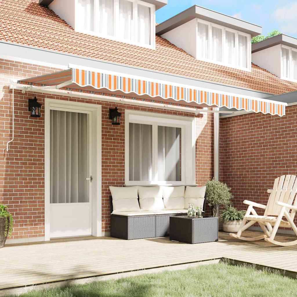 Retractable Awning Multicolour 400 x 200 cm